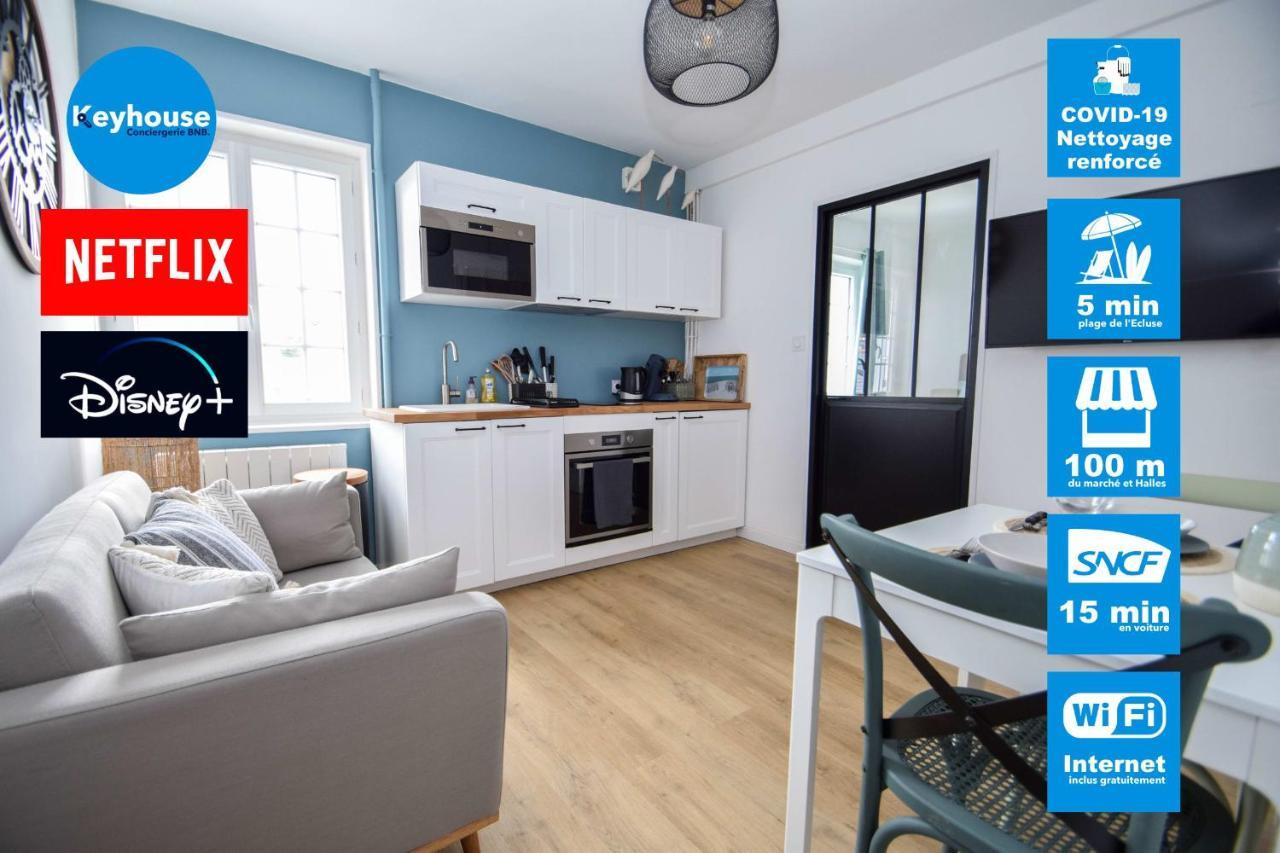 Appartement Vacances en mode piéton 2P 5mn plage Écluse à Dinard Extérieur photo